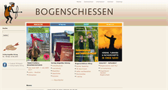 Desktop Screenshot of bogenschiessen.de