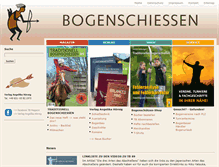 Tablet Screenshot of bogenschiessen.de